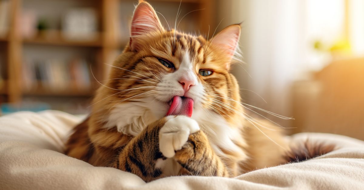 Perché i gatti si leccano così tanto